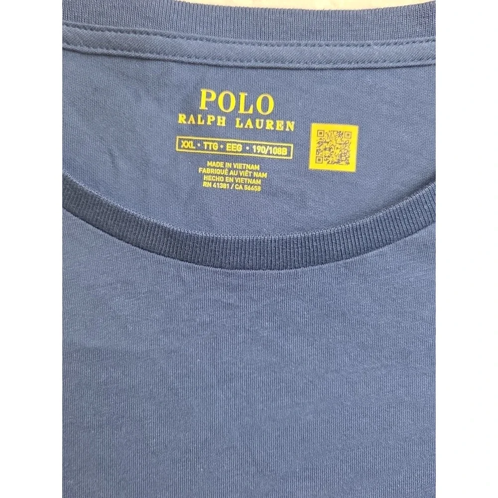 NWT‎ Polo Ralph Lauren Classics Mens T-SHIRT Size XXL Royal Blue Pink Pony Crew